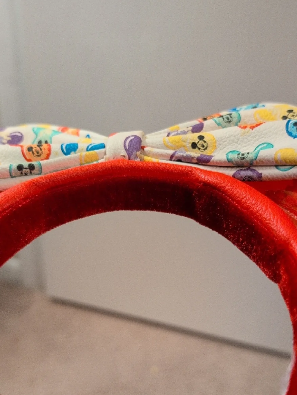 Loungefly Disney Parks Popcorn Balloons Minnie Ears Headband EUC